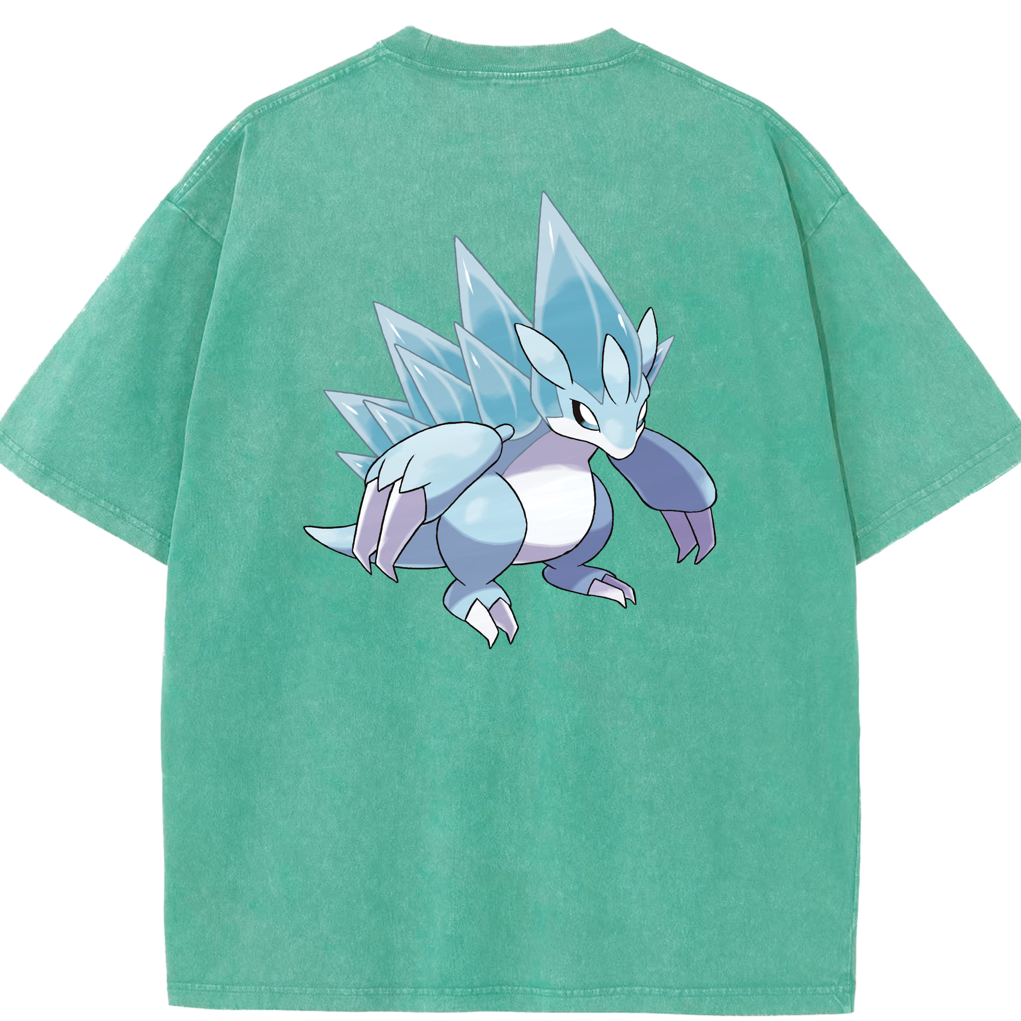 （画像用） ポケットモンスター Pokémon 綿100% ヴィンテージ風 半袖Tシャツ（背面プリント）